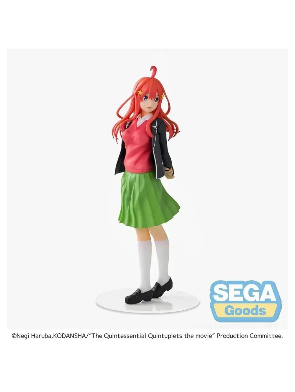 Sega Itsuki Nakano Figure Unisex OS Red New Quintessential Quintuplets SPM